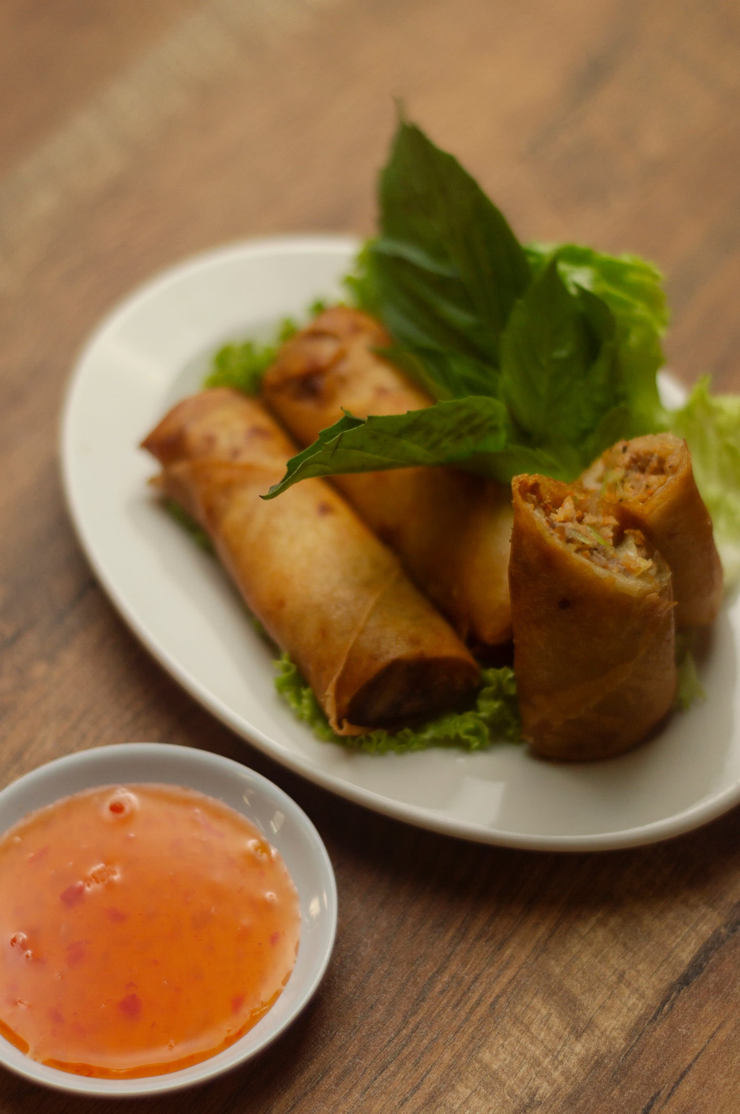 A1. Vietnamese Fried Egg Rolls (3 pieces) - Chả giò Việt Nam
