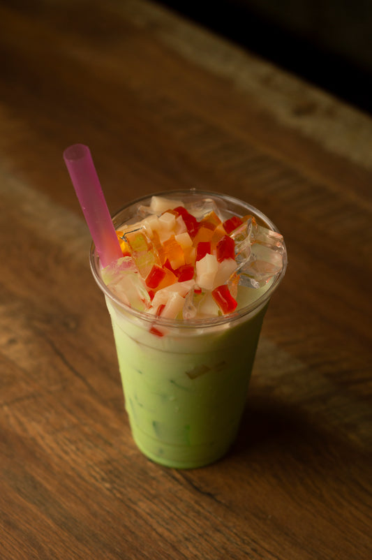 L1. Boba Green Milk Tea - Lục trà sữa trân châu